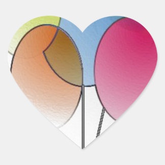 Happy Birthday ハートシール