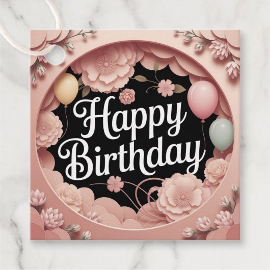 Happy Birthday フェイバータグ (正面)