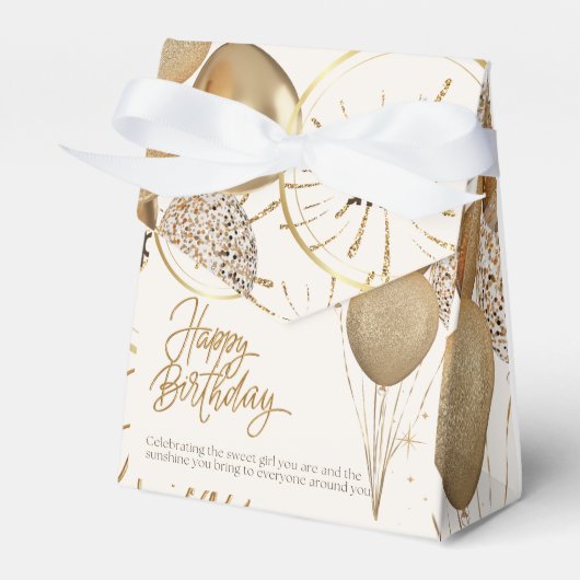 happy birthday フェイバーボックス (正面サイド)