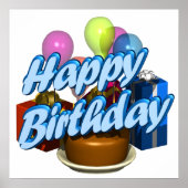 Happy Birthday ポスター (正面)