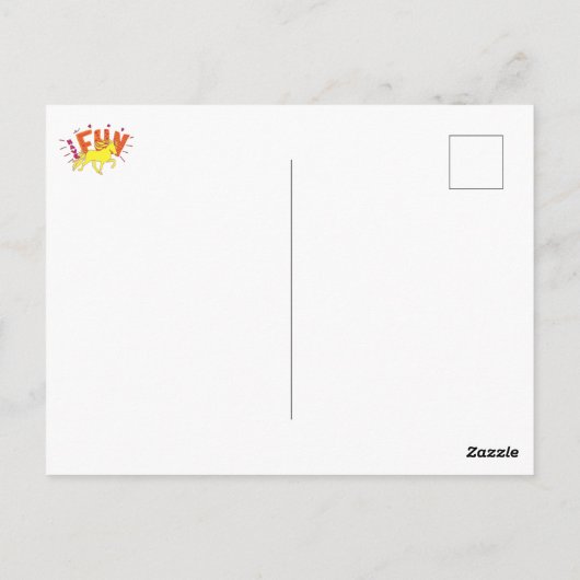 Happy Birthday ポストカード (裏面)