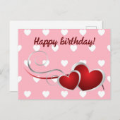 Happy birthday! ポストカード (正面/裏面)