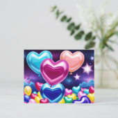 Happy Birthday ポストカード (スタンド正面)