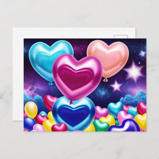 Happy Birthday ポストカード (正面/裏面)