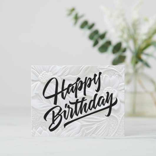 Happy Birthday ポストカード (スタンド正面)