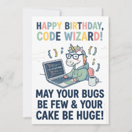 Happy Birthday ユニコーンコードウィザード シーズンカード