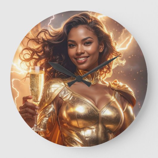 Happy Birthday ラージ壁時計 (正面)