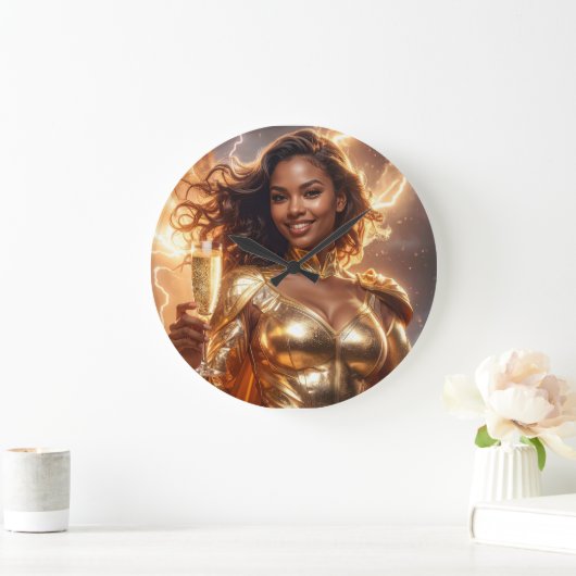 Happy Birthday ラージ壁時計 (ホーム)