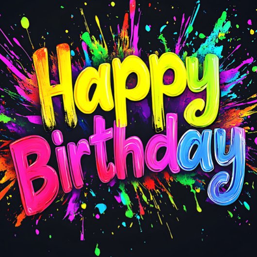 Happy Birthday ワインラベル