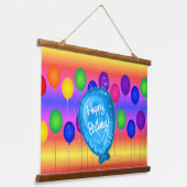 Happy Birthday!!  吊り下げ型タペストリー (傾斜あり)