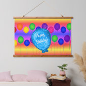 Happy Birthday!!  吊り下げ型タペストリー (寝室)