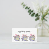 happy birthday 名刺 (スタンド正面)