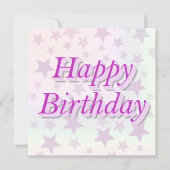 Happy Birthday!! 招待状 (正面)