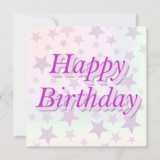 Happy Birthday!! 招待状 (正面)