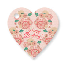 Happy Birthday - 春の桃の花の庭園 2026