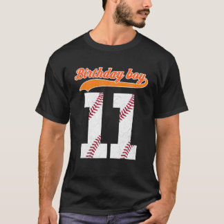 Happy Birthday 11Th 11 Year Old Baseball Gifts Boy Tシャツ