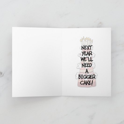 Happy Birthday - 14 Years Old カード (内部)