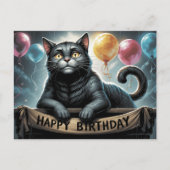 Happy Birthday 2026 Postcards Cat -6 ポストカード (正面)