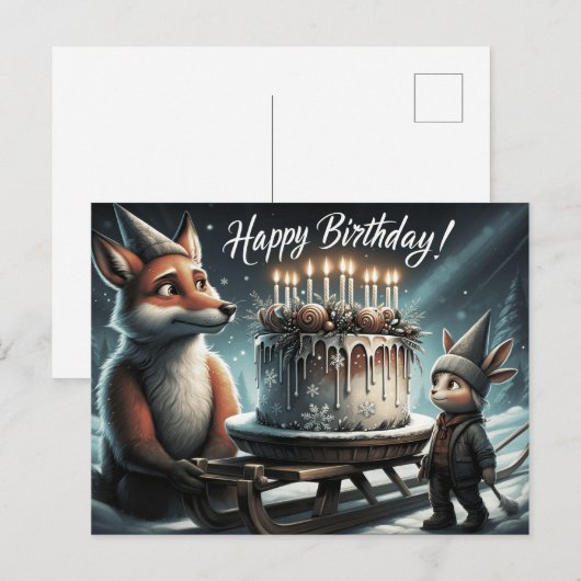 Happy Birthday 2026  Postcards divers -2 ポストカード (正面/裏面)