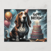 Happy Birthday 2026 Postcards Dog -2 ポストカード (正面)