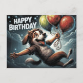 Happy Birthday 2026 Postcards Dog -3 ポストカード (正面)