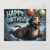 Happy Birthday 2026 Postcards Dog -4 ポストカード (正面)