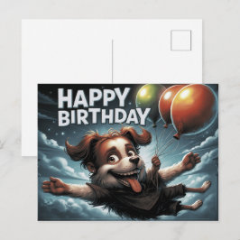 Happy Birthday 2026 Postcards Dog -5 ポストカード