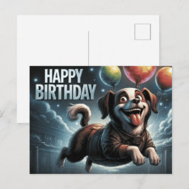 Happy Birthday 2026 Postcards Dog -6 ポストカード