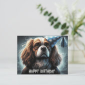 Happy Birthday 2026 Postcards Dog -7 ポストカード (スタンド正面)