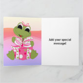 Happy Birthday -Add your special message  カード (内部)