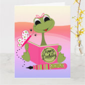 Happy Birthday -Add your special message  カード (黄色い花)