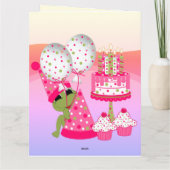 Happy Birthday -Add your special message  カード (裏面)