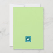 Happy Birthday Adult Any Age Abstract Pattern 招待状 (裏面)