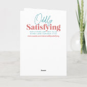 Happy Birthday | Aging Humor Funny カード (裏面)