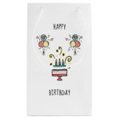 Happy Birthday | Alles Gute zum Geburtstag スモールペーパーバッグ (裏面)