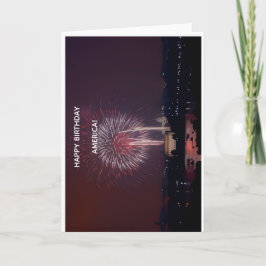 Happy Birthday America Greeting Card カード