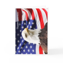 Happy Birthday America Greeting Card