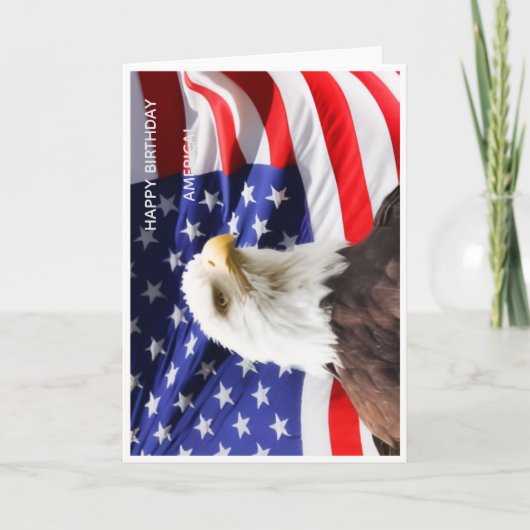 Happy Birthday America Greeting Card カード (正面)
