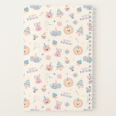 Happy Birthday Animals Ivory ノートブック (裏面)