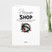 Happy Birthday Aquarius! カード (裏面)