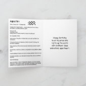 Happy Birthday Aquarius! カード (内部)