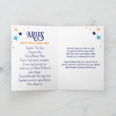 Happy Birthday Aries | Horoscope Astrlogy カード (内部)