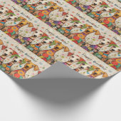 Happy Birthday! Artsy Puppy Design, ラッピングペーパー (角)