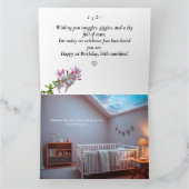 Happy Birthday Baby Card - Digital カード (内部)