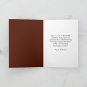 Happy Birthday Backgammon Chocolate Cake カード (内部)