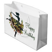 Happy Birthday Ballerina  ラージペーパーバッグ (裏面アングル)