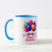 Happy Birthday Balloon マグカップ (左)
