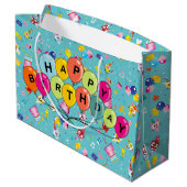 Happy Birthday Balloons ラージペーパーバッグ (裏面アングル)