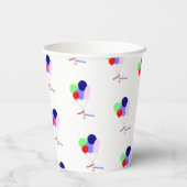 Happy Birthday Balloons  紙コップ (裏面)