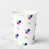 Happy Birthday Balloons  紙コップ (正面)